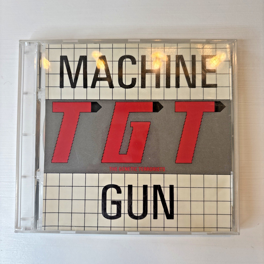 TGT Machine Gun CD Maxi Single Wax Trax! Records 1988 Rare Industrial EBM New Be